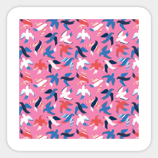 Flock Of Birds Large Scale Sticker